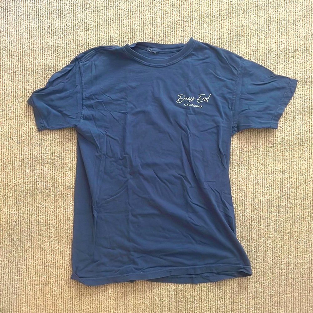 Navy Deep End short sleeve tee